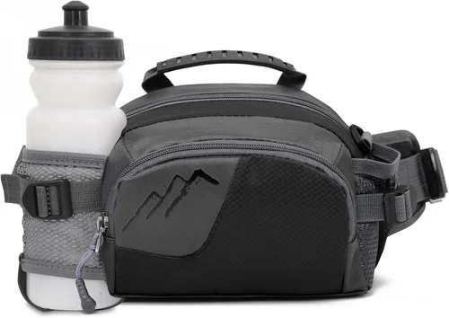 Vista 10 de Entchin Riñonera para mujeres y hombres, bolsa cruzada con 4 bolsillos con cremallera, bolsa de cintura ajustable, uno de los regalos esenciales