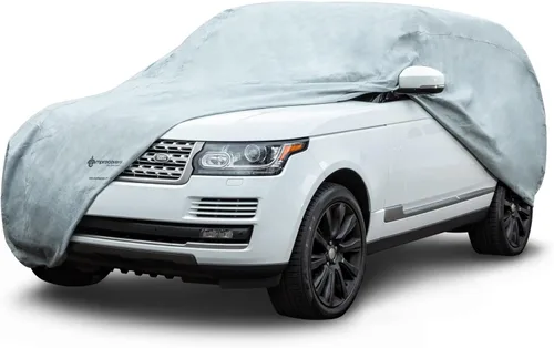 Vista 10 de Budge Protector V Funda para SUV, 5 capas de protección premium contra la intemperie, impermeable, a prueba de polvo, cubierta para SUV tratada