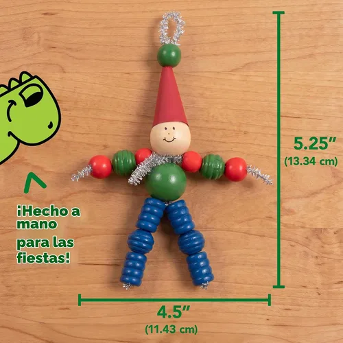 Vista 3 de READY 2 LEARN Manualidades navideñas, crea tus propios elfos de cuentas