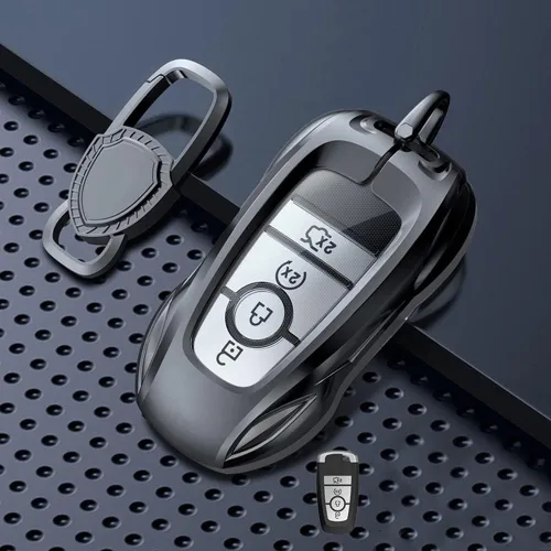 Vista 3 de Funda de metal de aleación de zinc para Ford Fusion F150 F250 F350 F450 F550 Edge Explorer Escape Mustang