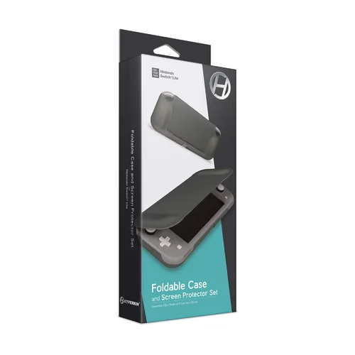 Vista 2 de Hyperkin Foldable Case and Screen Protector Set for Nintendo Switch Lite (Gray) - Nintendo Switch