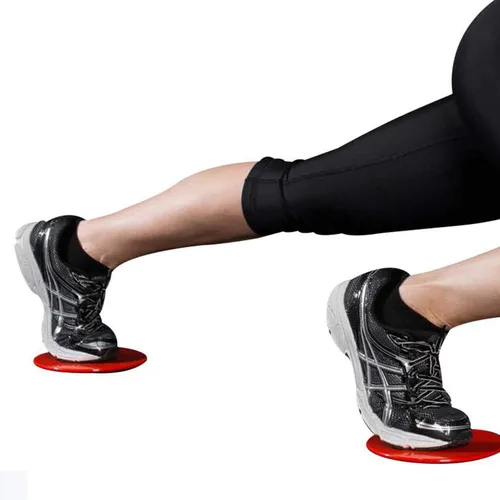Vista 3 de Glide Discs - Planeadores de doble cara para alfombras o pisos de madera dura, equipo de ejercicio abdominal con guía de entrenamiento más
