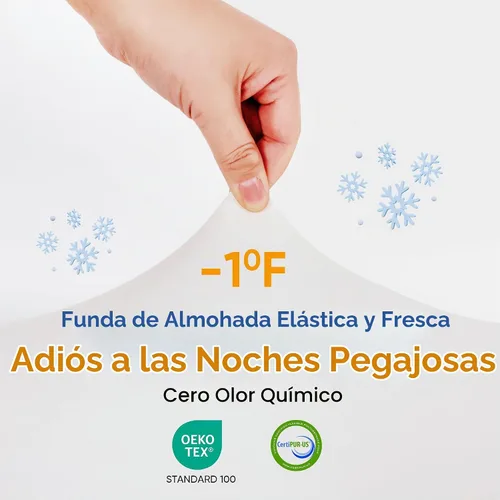 Vista 5 de Almohada cervical refrescante para dormir de lado, almohada cervical refrescante para dormir de lado, almohadas de espuma viscoelástica para dormir