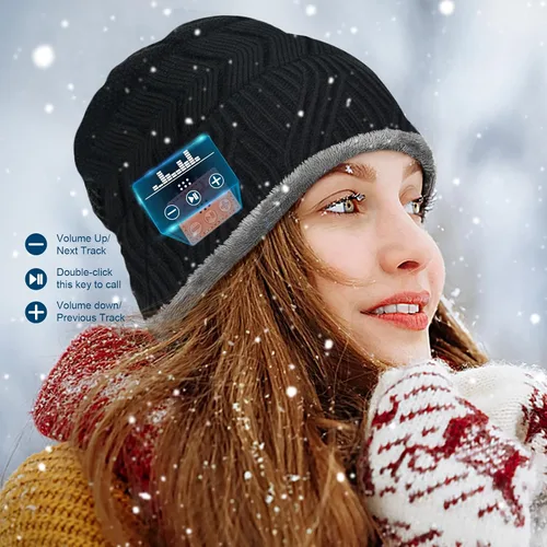 Vista 6 de Gorro Bluetooth para hombres, adolescentes y niños, ideas de regalo