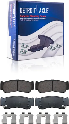 Vista 26 de Detroit Axle - Pastillas de freno para Avalanche Express Suburban Savana Yukon XL 1500 Chevy Tahoe GMC Cadillac Escalade, Pastillas de freno