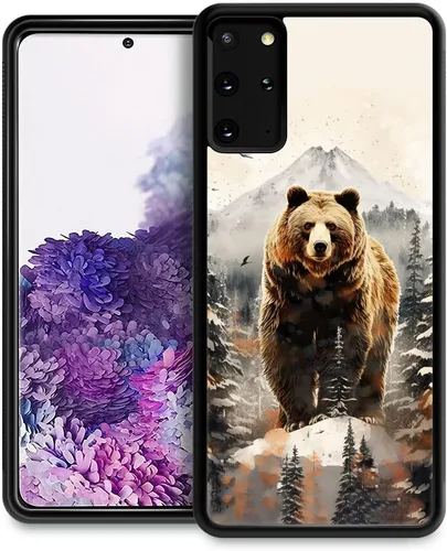 Vista 69 de Funda compatible con Samsung Galaxy S20, diseño de bandera estadounidense con diseño de tiro con arco al aire libre, a prueba de golpes Tiro