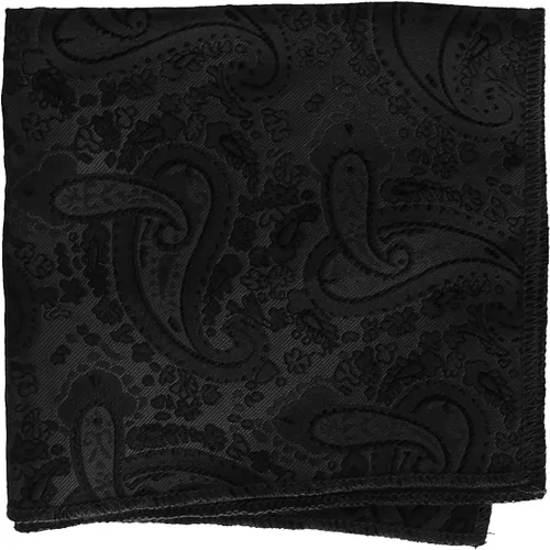 Vista 4 de Gioberti Chaleco formal de cachemira de 4 piezas para hombre, corbatín y pañuelo de bolsillo Negro B