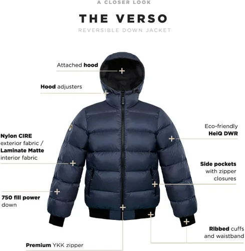 Vista 6 de Verso - Chaqueta reversible para hombre