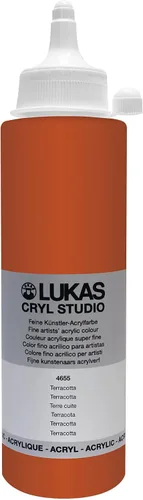 Vista 19 de Lukas CRYL Studio Artist - Pintura acrílica para artistas, Alizarín Carmesí, botella de 250 ml - Pinturas acrílicas de alto pigmento para pintar