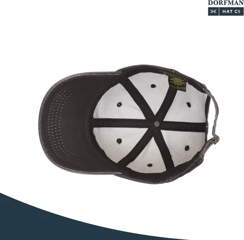 Vista 7 de Dorfman Hat Co. - Gorra de algodón para hombre