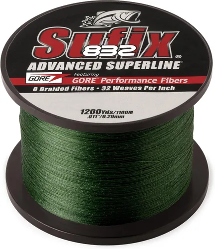 Vista 22 de Sufix 832 Advanced Superline Cuerda de pescar trenzada - 150 yardas Camo
