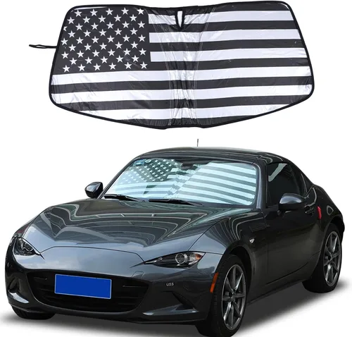 Vista 8 de Parasol para parabrisas original para Mazda MX-5 ND 2016 2017 2018 2019 2020 2021 2022 2023 protector reflectante para parabrisas de automóvil