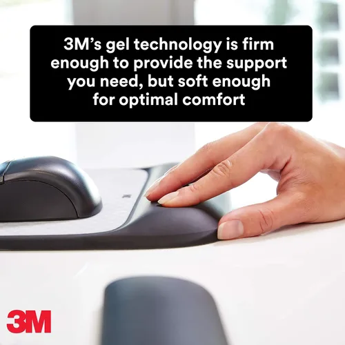 Vista 17 de Tapete para ratón, de 3M, con cubierta trasera no deslizante y diseño de ahorro de energía, estampado de mapa de bits Soothing 3M Gel Technology