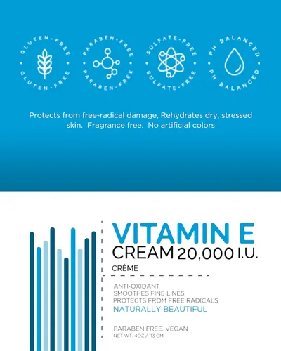 Vista 3 de Mill Creek Crema de vitamina E 20,000 UI - 4 oz.