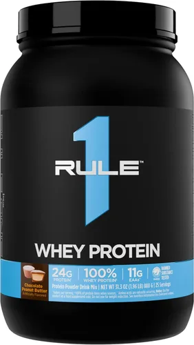 Vista 9 de Rule 1 Proteins Whey Protein Powder, Salted Carmel, 27 Servings