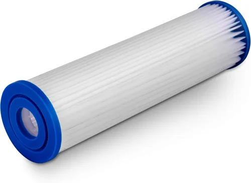 Vista 7 de Cartucho de filtro de agua plisado para sedimentos de 9.87 x 2.5 pulgadas, superficie amplificada, elimina arena, suciedad, óxido, vida útil