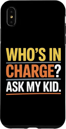 Vista 11 de Who's In Charge? Ask My Kid. Case for iPhone 16