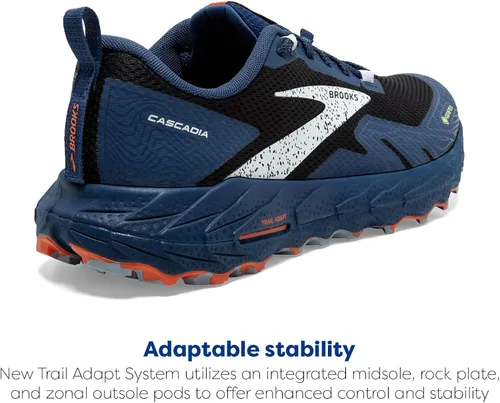 Vista 4 de Brooks Zapatillas de running impermeables Cascadia 17 GTX para hombre