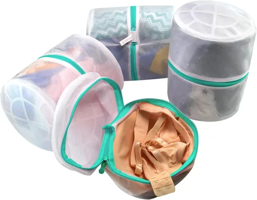 Vista 17 de GOGOODA - 3 bolsas de malla para lavandería, bolsas para lavado de prendas delicadas, lencería, medias