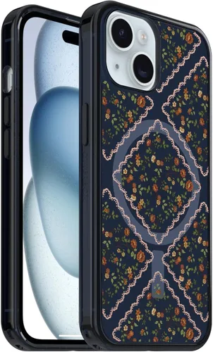 Vista 10 de OtterBox Funda Serie Symmetry+ para iPhone 16e, iPhone 15, iPhone 14 y iPhone 13 (SOLAMENTE), Se Acopla a MagSafe, Ultra-Elegante, Bordes Elevados