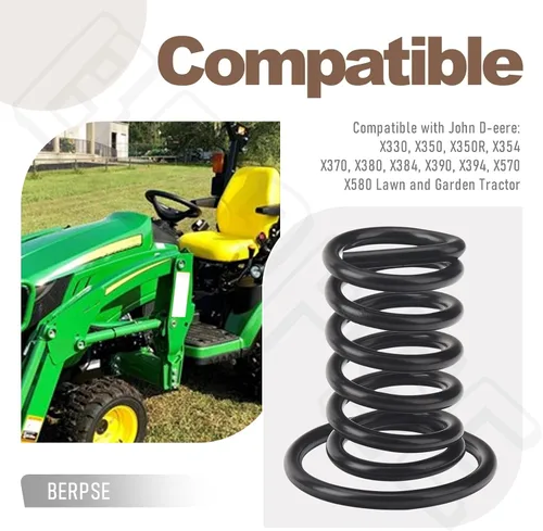 Vista 7 de Paquete de 2 resortes de suspensión para asiento de tractor de césped M154605 para John De-ere
