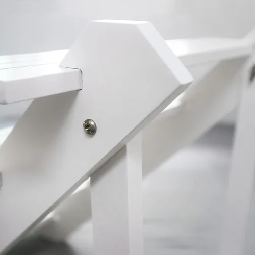Vista 8 de Exhibición al por menor Pendiente y anillo Soporte de madera blanca Estante de almacenamiento