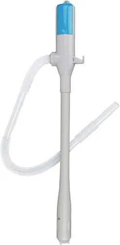 Vista 10 de TERA PUMP Bomba automática de transferencia de líquidos alimentada por batería con sensor de parada automática + manguera extra larga de 10 pies