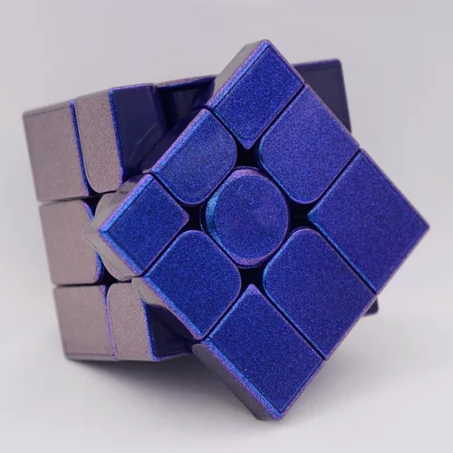 Vista 4 de Bukefuno GAN Mirror M UV 3x3 Gans Cubo mágico magnético Puzzle 2022 Púrpura