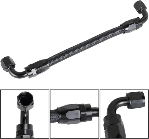 Vista 3 de WFLNHB Kit de rieles de combustible CNC de repuesto para LS1 LS6 Negro -8AN