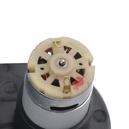 Vista 6 de GOTOTOP Motor eléctrico de 6 V, 12 V, 12000 a 20000 rpm, repuesto de engranaje de metal de bajo ruido para niños, auto de juguete con motor duradero