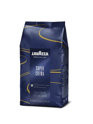 Vista 4 de Bundle Lavazza Super Crema - Café en grano entero, tostado expreso ligero mediano, 2.2 libras (paquete de 1) + mezcla de café integral Lavazza Dek