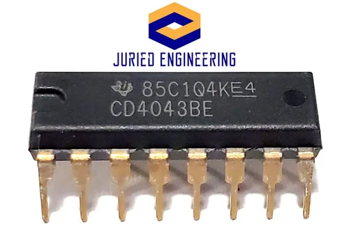 Vista 2 de CD4043BE CD4043 CD4043 CD4043 CMOS Quad NOR R/S Pestillo con 3 salidas de estado Breadboard IC DIP-16 (paquete de 5)