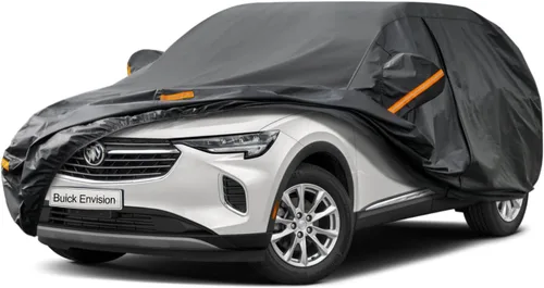 Vista 40 de Kayme Cubierta de auto SUV de 7 capas ajuste personalizado para BMW X1 (2009-2025), impermeable, para todo tipo de clima, para automóviles, cubierta