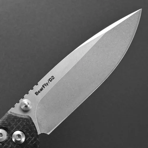 Vista 4 de Eafengrow EF966 Cuchillo plegable D2 Hoja Micarta Mango con Clip de Bolsillo EDC Cuchillo táctico Perillas de pulgar Axis Lock EDC Cuchillo Negro