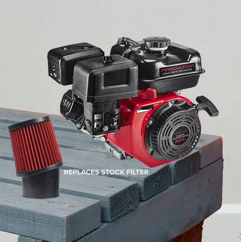 Vista 6 de AlveyTech Kit de admisión de filtro de aire Predator de alto rendimiento para 212 cc, 224 cc, 6.5 Hp, aumenta el rendimiento de tu motor, accesorios