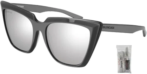 Vista 2 de Balenciaga BB0046S Cat Eye Sunglasses for WomenBUNDLE with Designer iWear Care Kit