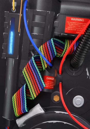 Vista 5 de Fun Costumes Ghostbusters Cosplay Proton Pack con varita para niños estándar