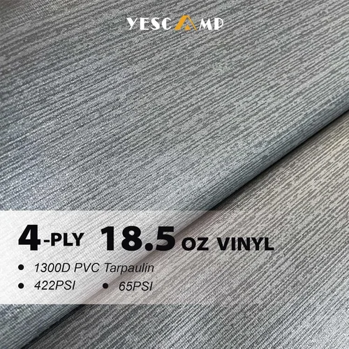 Vista 9 de YESCAMP Tela de repuesto para toldo de autocaravana, resistente a la intemperie, de 4 capas, vinilo de 18.5oz para toldo de camper - Toldo universal