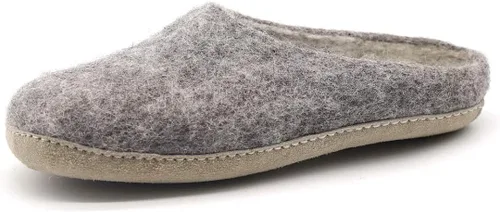 Vista 2 de Nootkas Pantuflas tipo mule para mujer de lana merino de fieltro 'Astoria