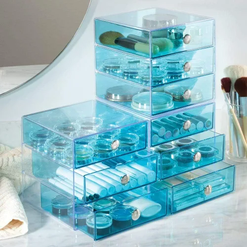Vista 7 de iDesign - Organizador de almacenamiento de 3 cajones para cosméticos Plástico sin BPA