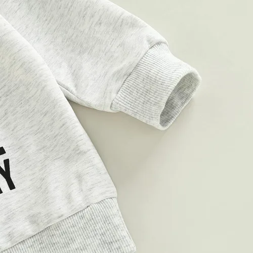 Vista 5 de Lamuusaa Sudadera de gran tamaño con texto en inglés "On Sunday We Watch Football with MommyDaddy