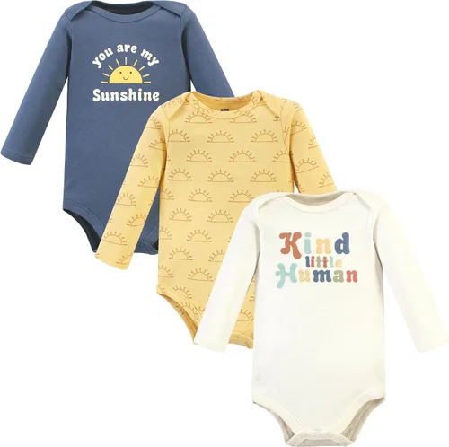 Vista 61 de Hudson Baby Body unisex de algodón de manga larga para bebé, leopardo rosa rojo
