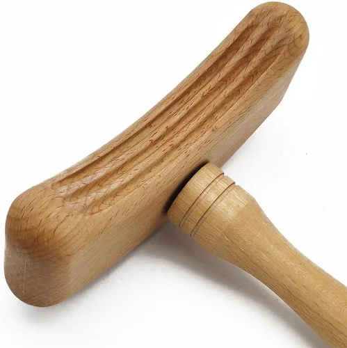 Vista 4 de barenx Herramienta de masaje Gua Sha de madera para liberar la espalda, piernas, brazos, dolor de hombro