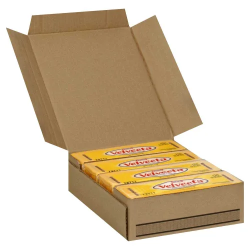 Vista 3 de Kraft Velveeta Regular Sliced Cheese, 5 libras- 4 por caja.