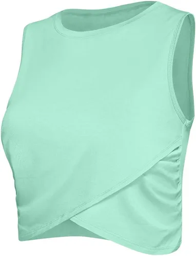 Vista 4 de Sanutch - Tops de entrenamiento para mujer, corte ajustado