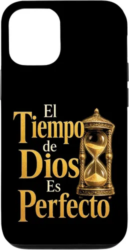 Vista 31 de Fe Cristiana El Tiempo De Dios ES Perfecto Hourglass Case for iPhone Air
