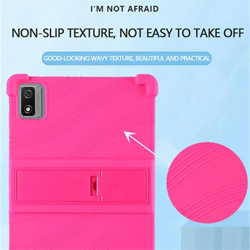 Vista 3 de Funda para tablet Blackview Tab 12 Pro de 10.1 pulgadas, funda ajustable de silicona suave para niños Blackview Tab 12 de 10.1 pulgadas