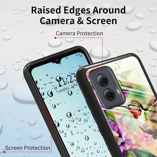 Vista 30 de Funda para Motorola Moto G Stylus 5G 2021 de vidrio templado, funda negra con diseño de mujer negra africana para mujeres y hombres, antiarañazos, a