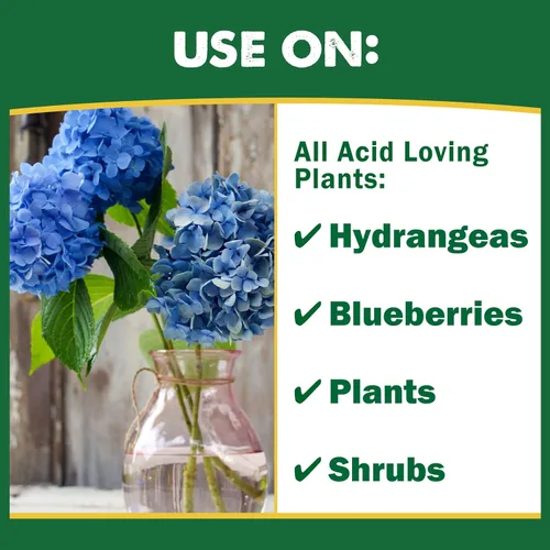 Vista 4 de Espoma Enmienda de suelo acidificante orgánico para suelos; reduce el pH del suelo y vuelve azul a las hortensias. Contiene azufre elemental y se