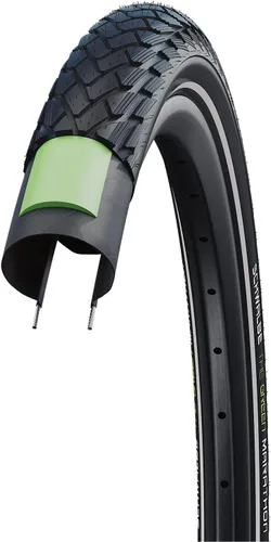 Vista 7 de Schwalbe Green Marathon Bicycle tyre – GreenGuard Puncture Protection – Schwalbe's Most Environmentally Friendly tyre – with ADDIX or ADDIX Eco